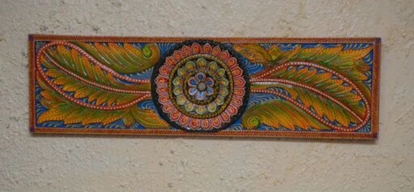 BK Exports Wooden Hand Painted Wall Decor & Hanging For Home - Wooden, Pack of1